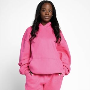 NWT Comfrt Minimalist Hot Pink Hoodie